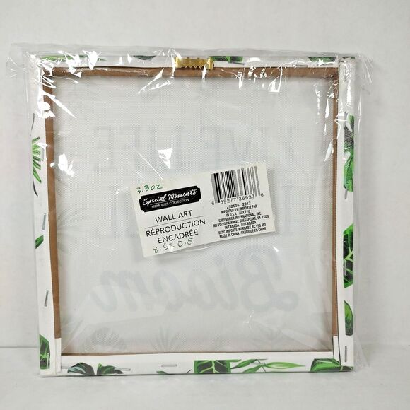 Special Moments Memories Collection Wall Art Live Life Full Bloom Floral 8.5" - Picture 10 of 11